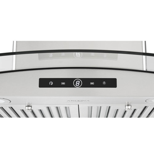 Ancona 30" 600 CFM Convertible WallMount Glass Canopy Range Hood in